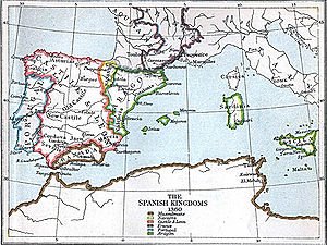 Spaanse koninkryke in 1360.